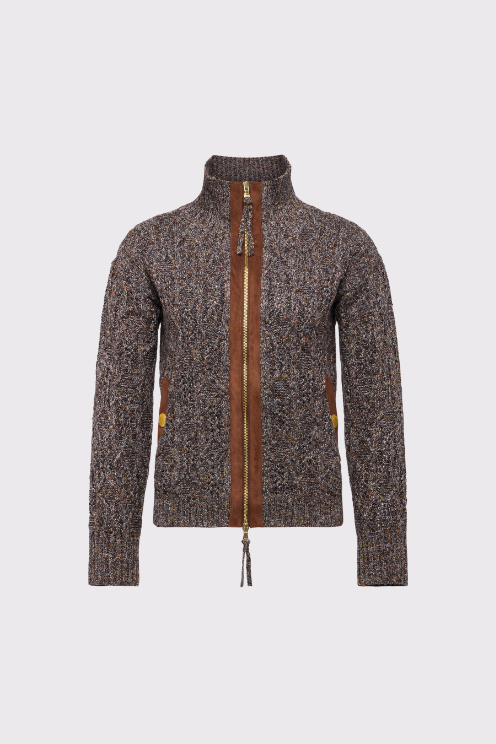 Shiloh Suede Trim Cardi