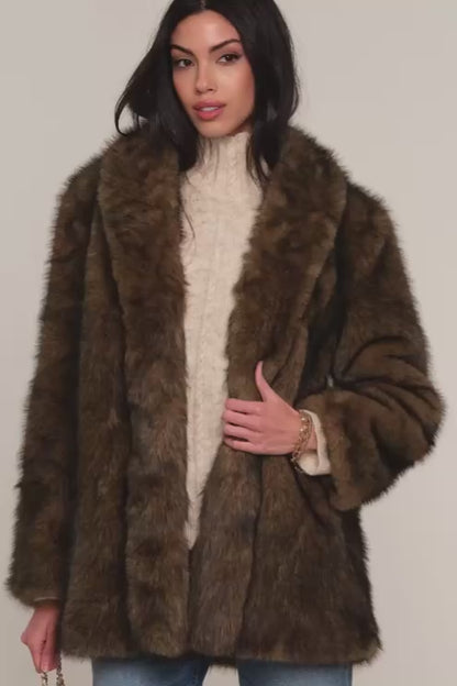 Faux Fur Marvie Coat