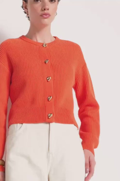 Decorative Button Cardi