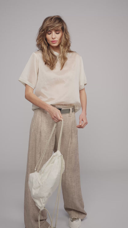 Sheer Sparkle Knit Top