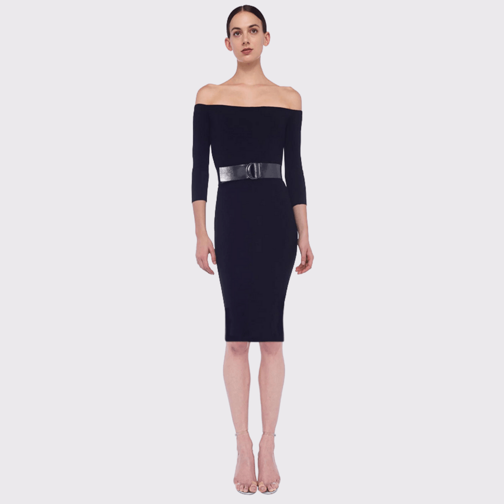 Norma Kamali Off the Shoulder Dress - Carriage Trade Shop
