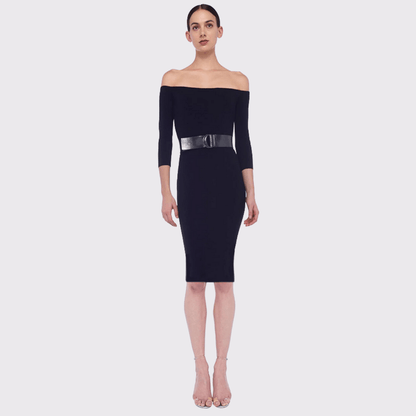 Norma Kamali Off the Shoulder Dress - Carriage Trade Shop