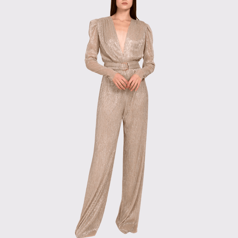 Sabina Musayev Jimmy Jumpsuit with Sequins - Carriage Trade Shop
