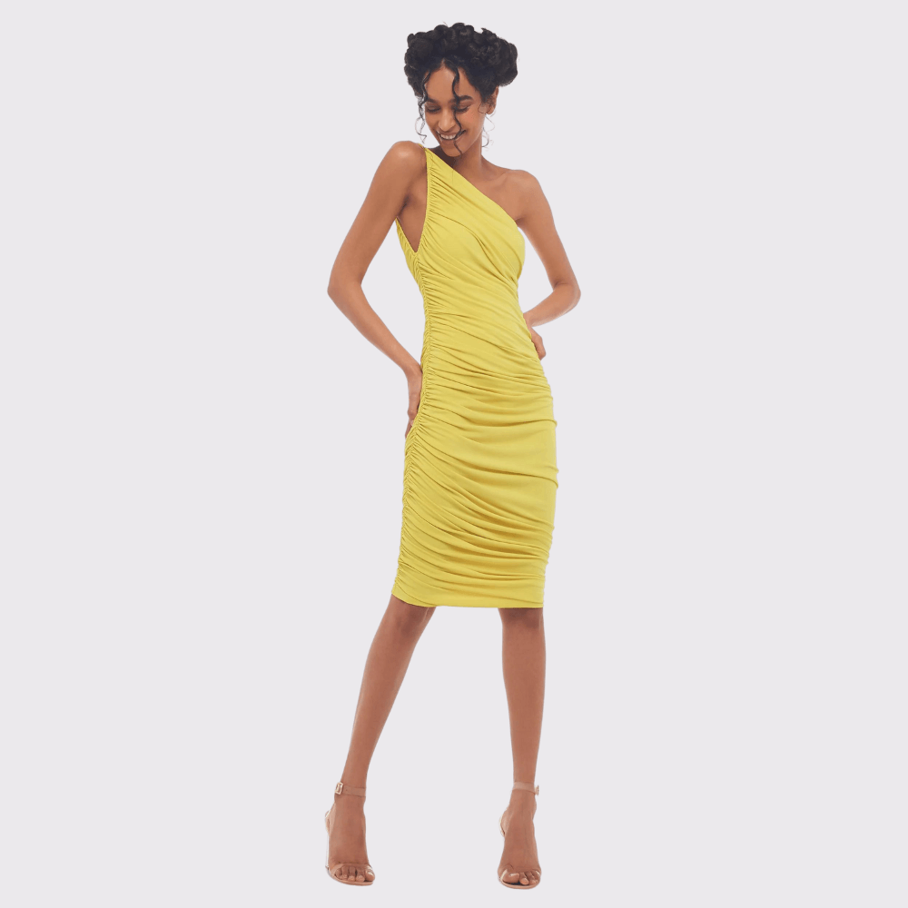 Norma Kamali Diana One Shoulder Dress - Carriage Trade Shop