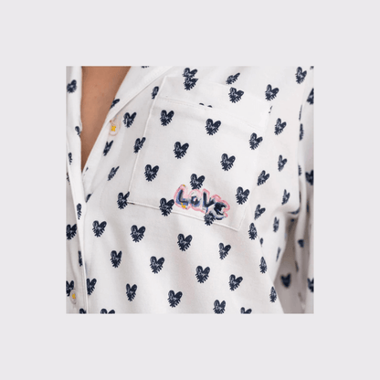 Kerri Rosenthal Betty Pajama Set Pop Heart - Carriage Trade Shop