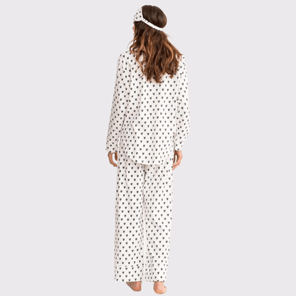 Kerri Rosenthal Betty Pajama Set Pop Heart - Carriage Trade Shop