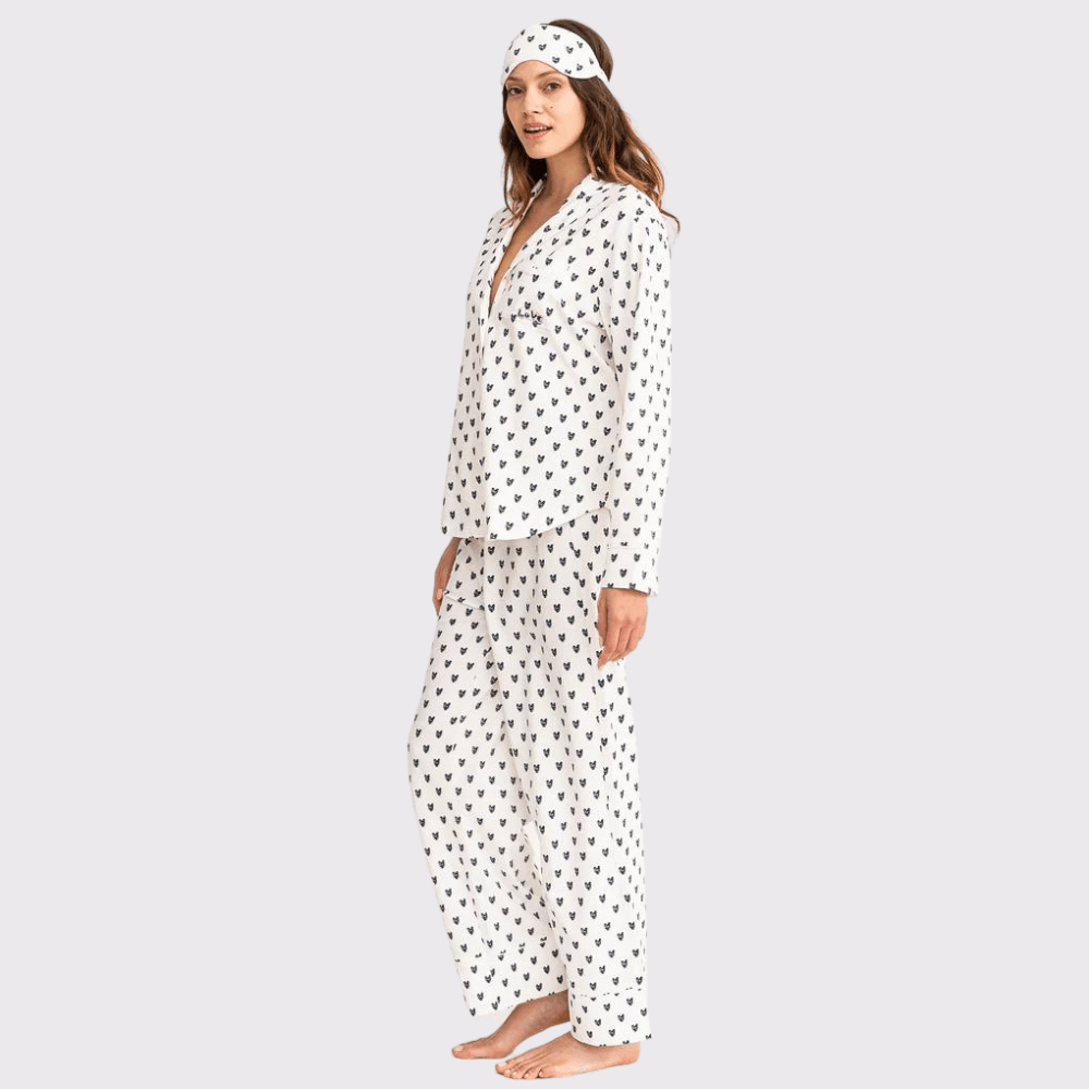 Kerri Rosenthal Betty Pajama Set Pop Heart - Carriage Trade Shop