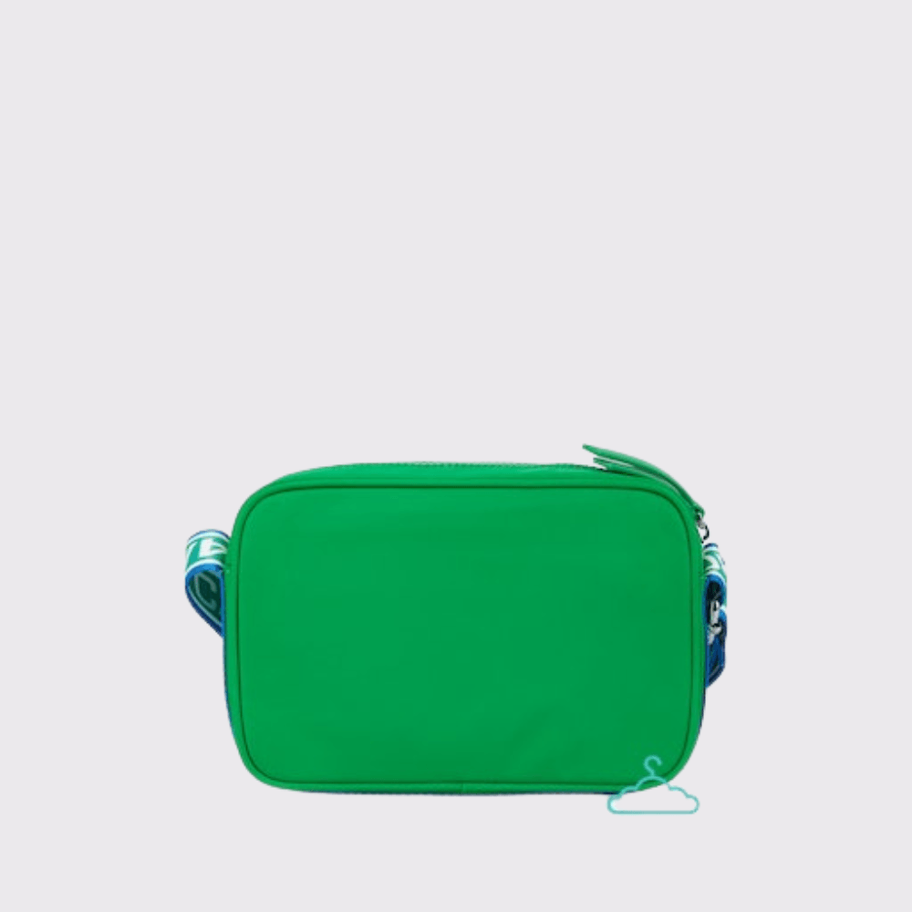 Green nylon crossbody bag sale