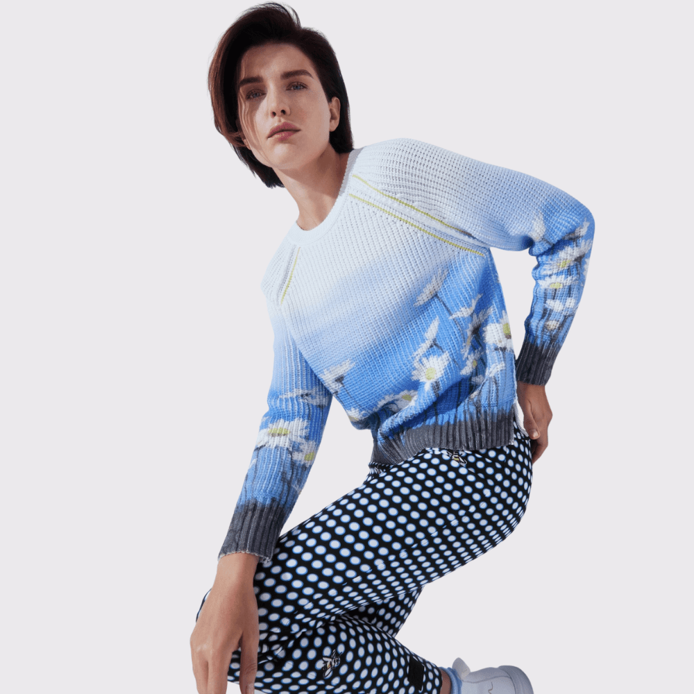 Marc Cain Daisy Motif Sweater - Carriage Trade Shop