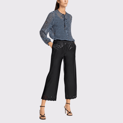 Marc Cain Faux Leather Pant - Carriage Trade Shop