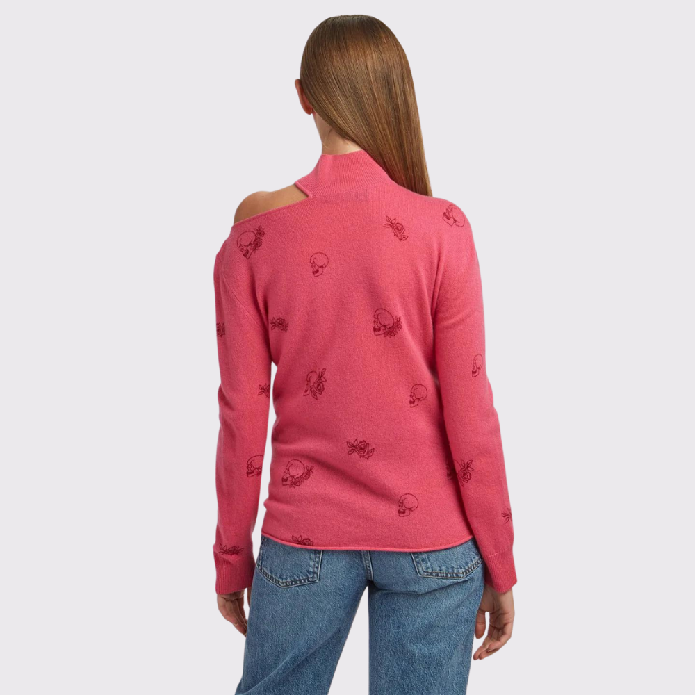 360 Skull Cashmere Lyla Skull Turtleneck - Carriage Trade Shop - Shop Now